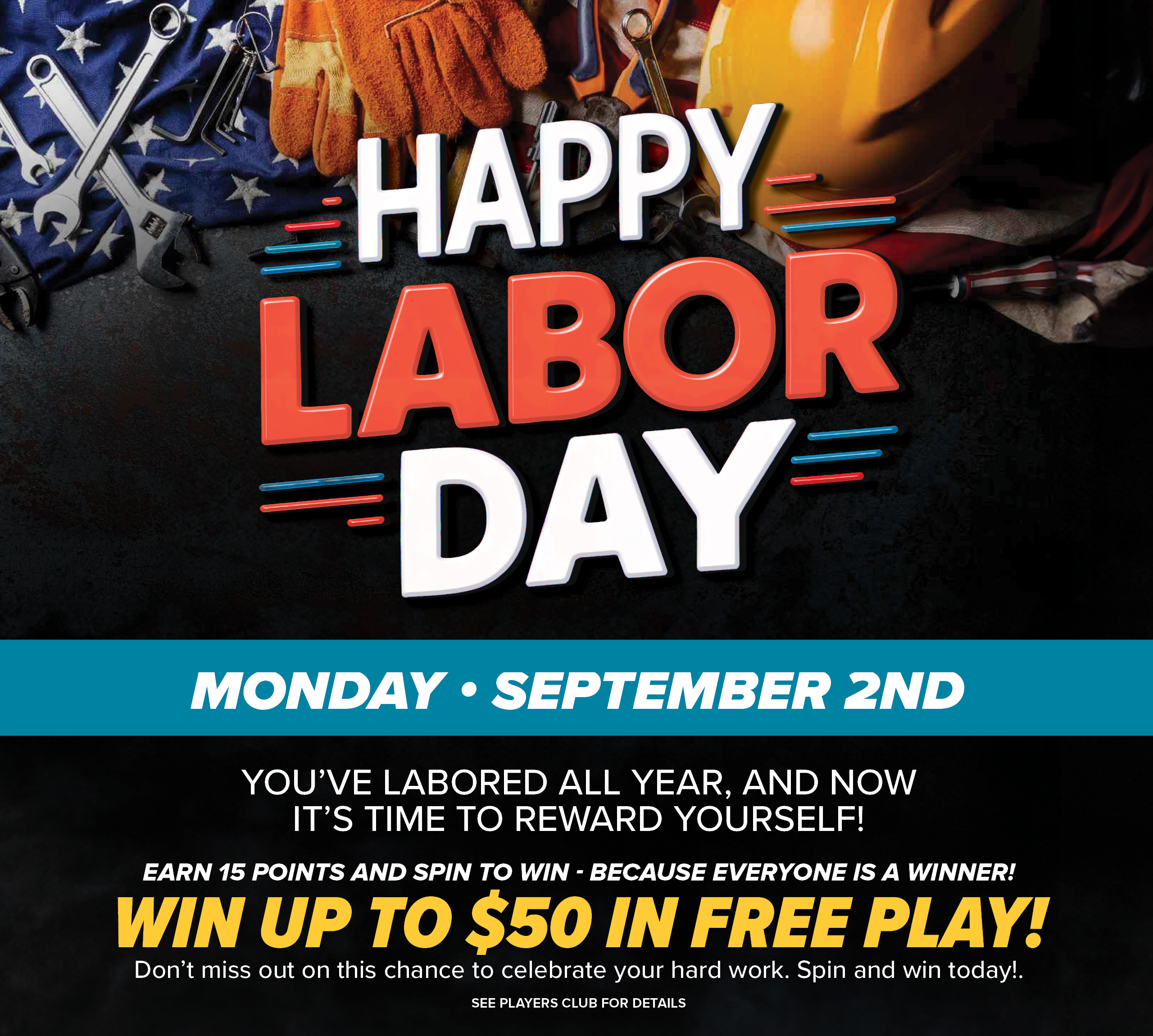 Labor Day Spin to Win